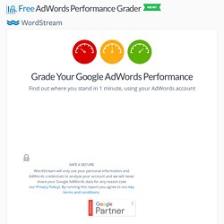 Мне нравится грейдер AdWords от WordStream