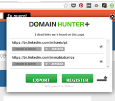 С помощью Domain Hunter легко